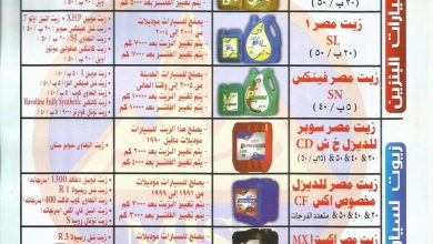 Photo of أسعار زيوت مصر للبترول 2026