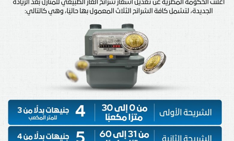 أسعار شرائح الغاز