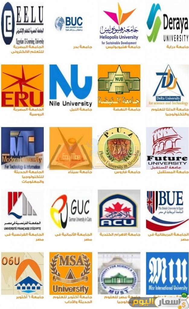 منح الجامعات الخاصة